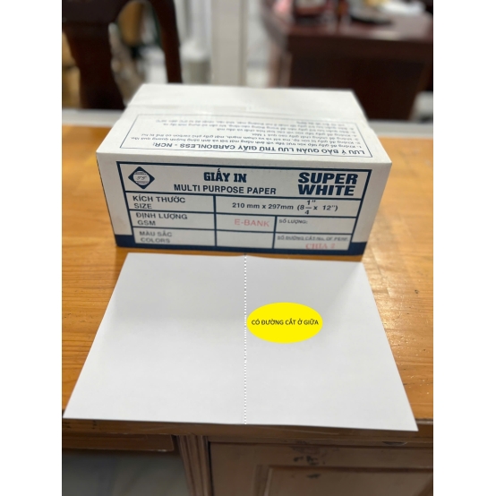 GIẤY IN VI TÍNH EBANK RAM 500 TỜ