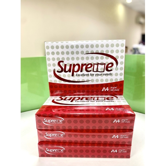 GIẤY SUPREME 70 KHỔ A4