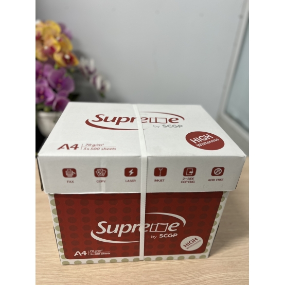 GIẤY SUPREME 70 KHỔ A4