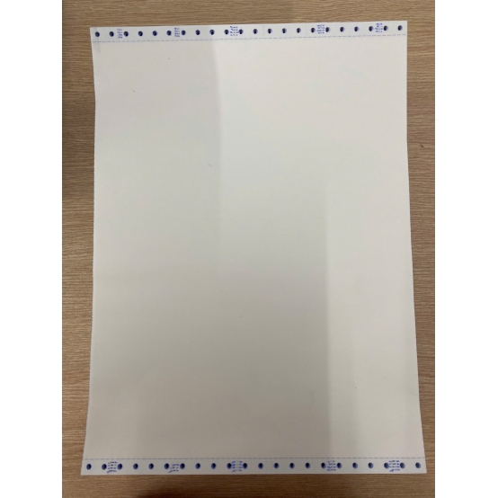 Giấy in vi tính  1 liên SUPER WHITE 380*279