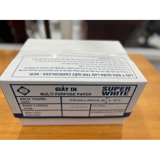 GIẤY IN VI TÍNH EBANK Thùng 1700 TỜ